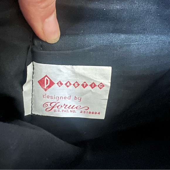 RARE 1940’s Vintage Jorue Flexible Plastic Tile Clutch